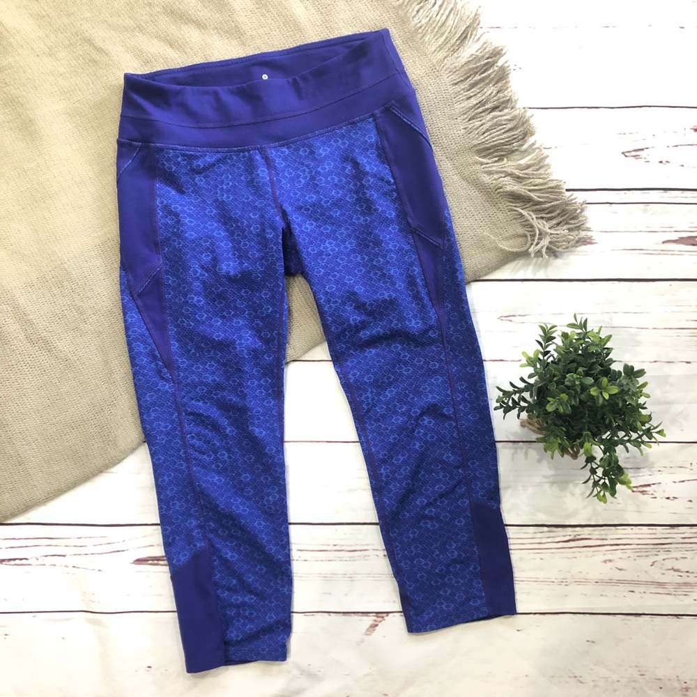 ATHLETA honeycomb connect capri size S